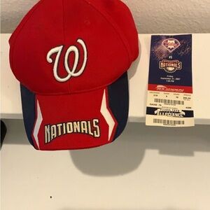 Vintage Washington Nationals Red Baseball Cap